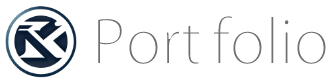 portfolioと記述されたロゴ